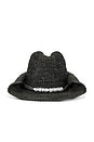 view 2 of 3 SOMBRERO DE COWBOY ZAHARA in Shadow & Silver