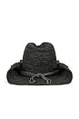 view 3 of 3 SOMBRERO DE COWBOY ZAHARA in Shadow & Silver