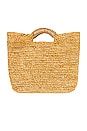 view 1 of 4 Small Napa Lux Bag in Natural & Gold