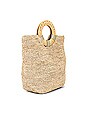 view 3 of 4 Gili Large Soft Tote in Almond & Silver