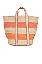 view 2 of 4 Searose Tote in Pomelo & Natural