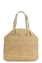 view 2 of 4 Malaga Tote Bag in Natural & Silver