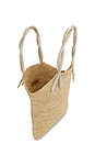 view 4 of 4 Malaga Tote Bag in Natural & Silver