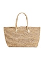 view 1 of 4 Melia Tote Bag in Almond & Silver