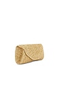 view 3 of 4 Rimini Clutch in Natural & Gold