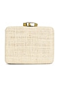 view 2 of 4 Zannone Clutch in Natural & Silver