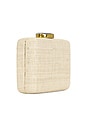 view 3 of 4 Zannone Clutch in Natural & Silver