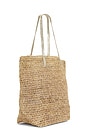 view 3 of 4 Tybee Tote in Almond & Silver