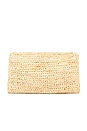 view 2 of 4 Esplendor Crochet Raffia Clutch in Natural & Gold