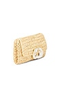 view 3 of 4 Esplendor Crochet Raffia Clutch in Natural & Gold