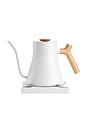 view 1 of 5 Stagg EKG Pro Electric Kettle in Matte White & Maple