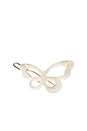 view 1 of 1 Small Cutout Butterfly Tige Boule Barrette in Alba
