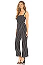 view 2 of 5 Lexi Jumpsuit in Black Stripes