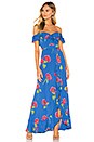 view 4 of 4 Monica Maxi dress in Deep Sea