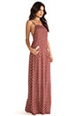 view 3 of 5 Apron Maxi Dress in Burnt Boho