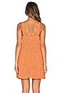view 3 of 4 Leila Lace Up Mini Dress in Pumpkin Seeds