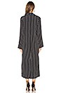 view 3 of 4 Athena Duster in Black Stripe in Black Stripes