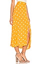 view 2 of 4 Sophia Skirt in Yellow Dot in Yellow Polka Dot