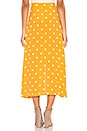view 3 of 4 Sophia Skirt in Yellow Dot in Yellow Polka Dot