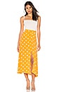 view 4 of 4 Sophia Skirt in Yellow Dot in Yellow Polka Dot
