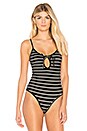 view 2 of 5 Brianna Bodysuit in Stripe Rib