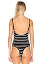 view 4 of 5 Brianna Bodysuit in Stripe Rib