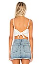 view 3 of 4 Jessie Crop Top in White