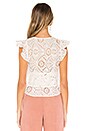 view 3 of 4 Cecelia Top in White Eyelet