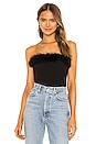 view 1 of 4 Cole Top in Black Marabou