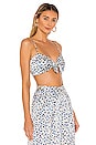 view 2 of 4 Rosa Crop Top in Bellflower
