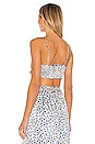view 3 of 4 Rosa Crop Top in Bellflower