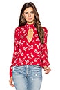 view 1 of 5 Leah Top in Red Head