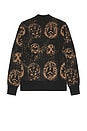view 2 of 3 Brainscan Cardigan in Black Mushroom