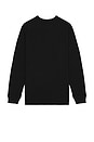 view 2 of 3 Anderson Long Sleeve Waffle Shirt in Black
