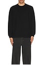view 3 of 3 Anderson Long Sleeve Waffle Shirt in Black