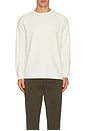 view 3 of 3 Anderson Waffle Long Sleeve T-Shirt in Bone