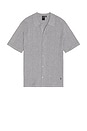 view 1 of 4 AG Marlyn Short Sleeve Knit Shirt in Grey
