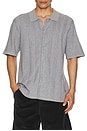 view 3 of 4 AG Marlyn Short Sleeve Knit Shirt in Grey