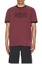 view 3 of 4 Vanish Ringer Tee in Plum