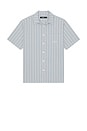 view 1 of 5 Manners Check Short Sleeve Shirt in Blue