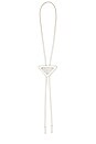 view 1 of 8 Prada Bolo Tie in White
