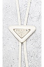 view 3 of 8 Prada Bolo Tie in White
