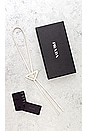 view 8 of 8 Prada Bolo Tie in White