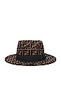 view 1 of 10 FENDI 모자 in Brown