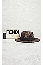 view 10 of 10 FENDI 모자 in Brown