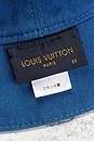 view 8 of 10 Louis Vuitton Denim Bucket Hat in Blue