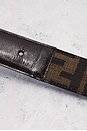 view 6 of 6 Fendi Zucca Canvas Belt in Brown