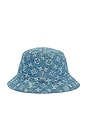 view 1 of 10 Louis Vuitton Denim Monogram Bucket Hat in Blue