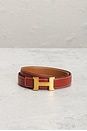 view 3 of 8 Hermes H Belt in Tan
