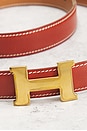 view 5 of 8 Hermes H Belt in Tan